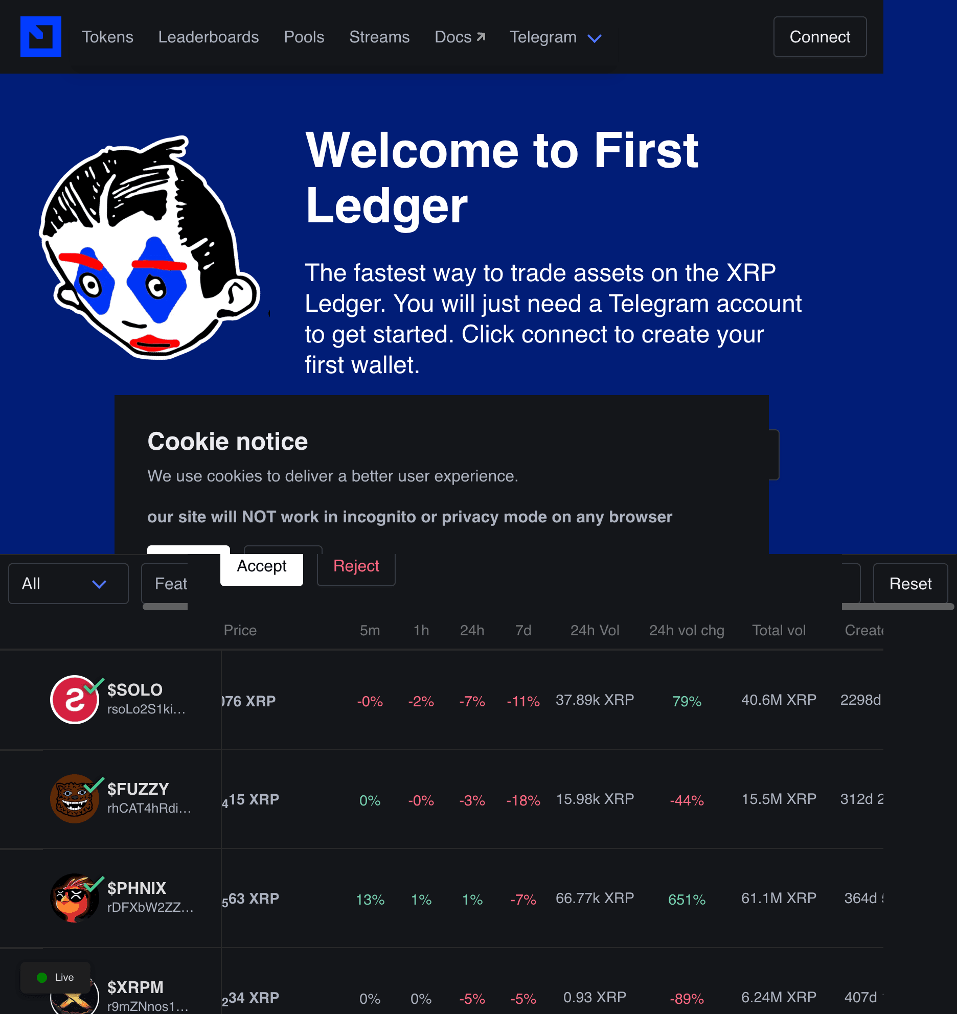First Ledger Interface